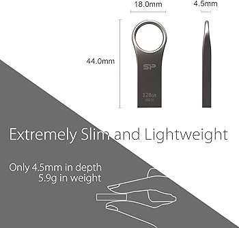 (未使用･未開封品)シリコンパワー USBメモリ 32GB USB2.0 防水 防塵 耐衝撃 亜鉛 合金デザイン Firma F80 SP032GBUF2F80V1S Amazon | SP Silicon Power シリコンパワー USBメモリ 32GB USB3